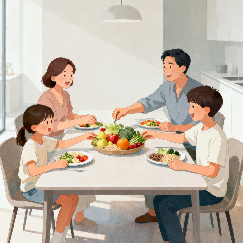 Jak wprowadzić zdrowe nawyki żywieniowe w rodzinie